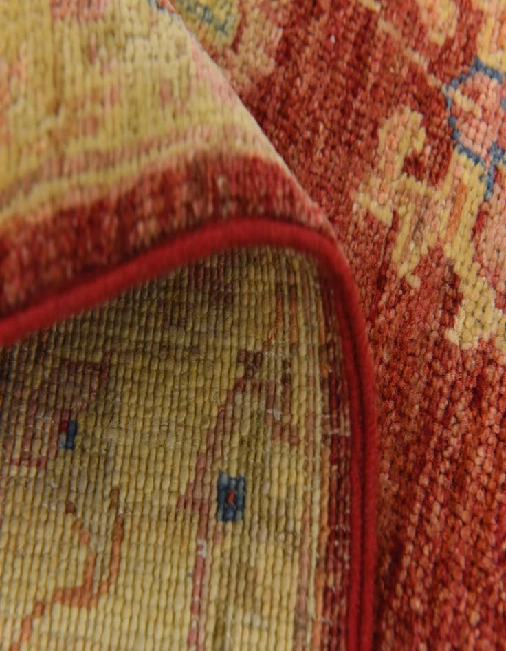 Detail image of 2' 8 x 9' 10  Hand Knotted Peshawar Ziegler Runner Rug