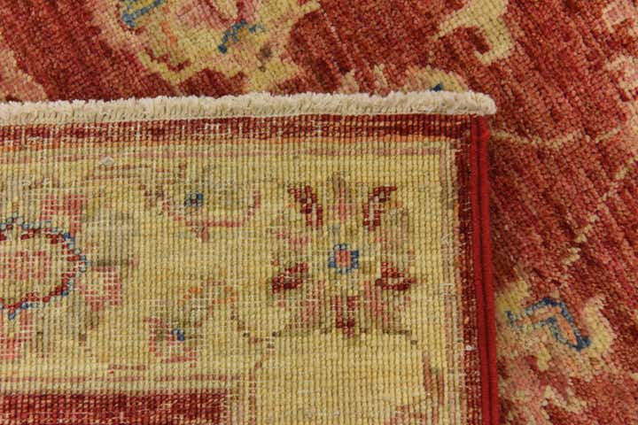 2' 8 x 9' 10 Hand Knotted Peshawar Ziegler Runner Rug