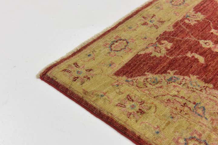 2' 8 x 9' 10 Hand Knotted Peshawar Ziegler Runner Rug