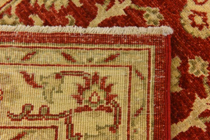 2' 7 x 9' 8 Hand Knotted Peshawar Ziegler Runner Rug