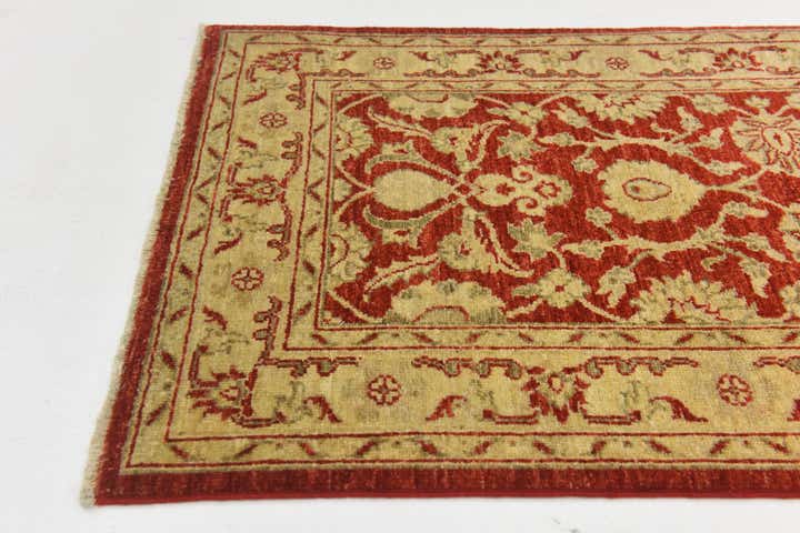 2' 7 x 9' 8 Hand Knotted Peshawar Ziegler Runner Rug