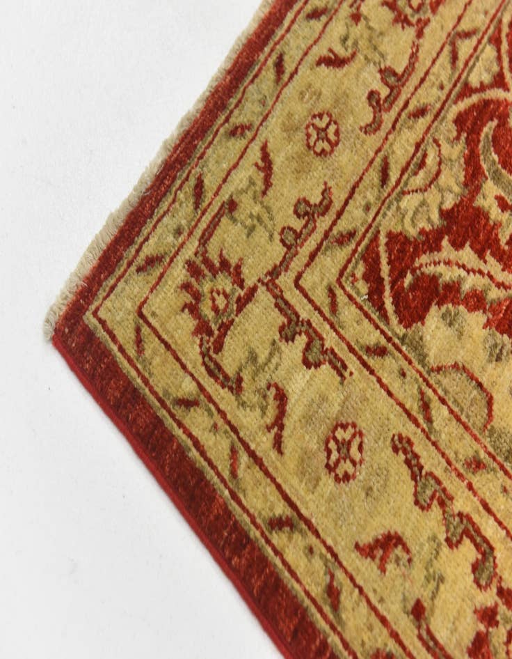 Detail image of 2' 7 x 9' 8  Hand Knotted Peshawar Ziegler Runner Rug