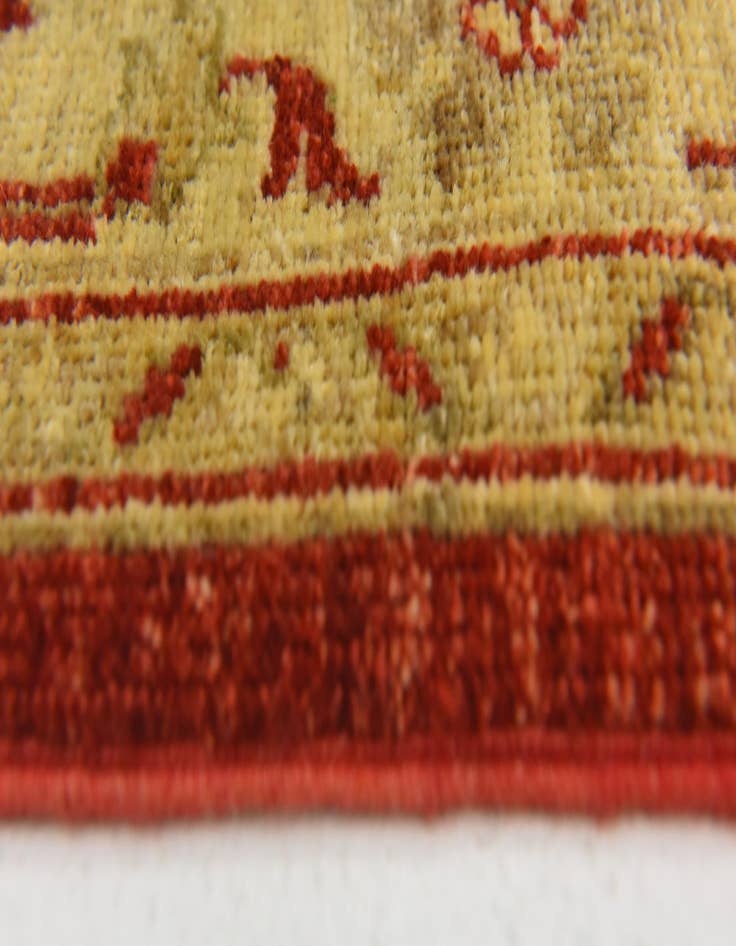 Detail image of 2' 7 x 9' 9 Hand Knotted Peshawar Ziegler Runner Rug