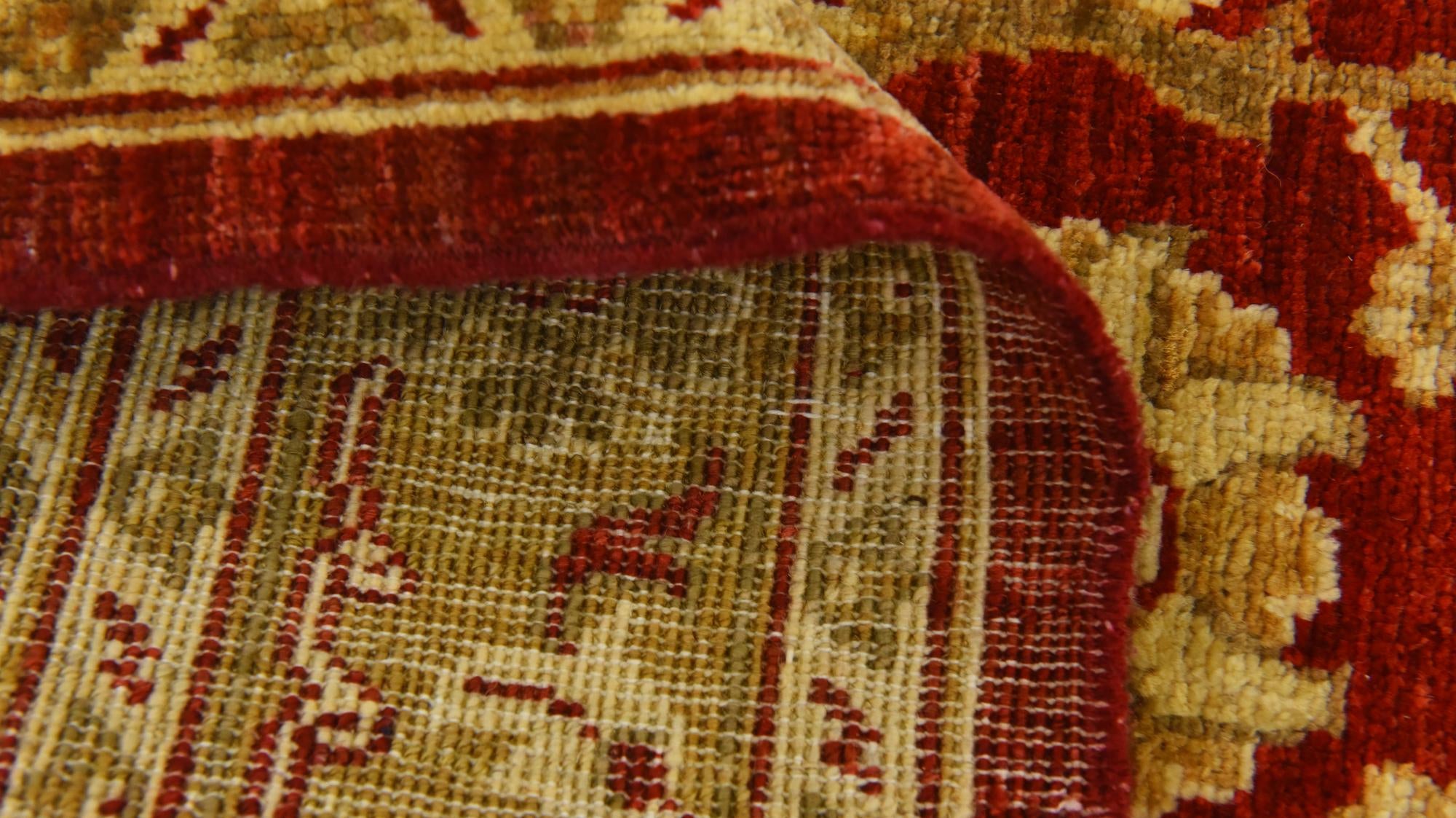 2' 8 x 9' 8 Hand Knotted Peshawar Ziegler Runner Rug