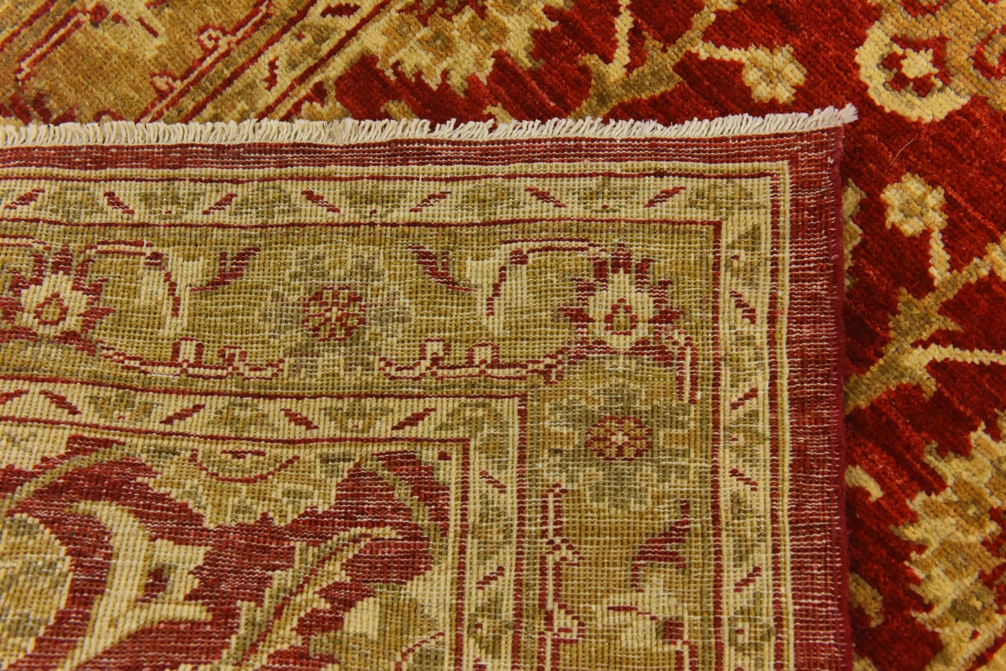 2' 8 x 9' 8 Hand Knotted Peshawar Ziegler Runner Rug