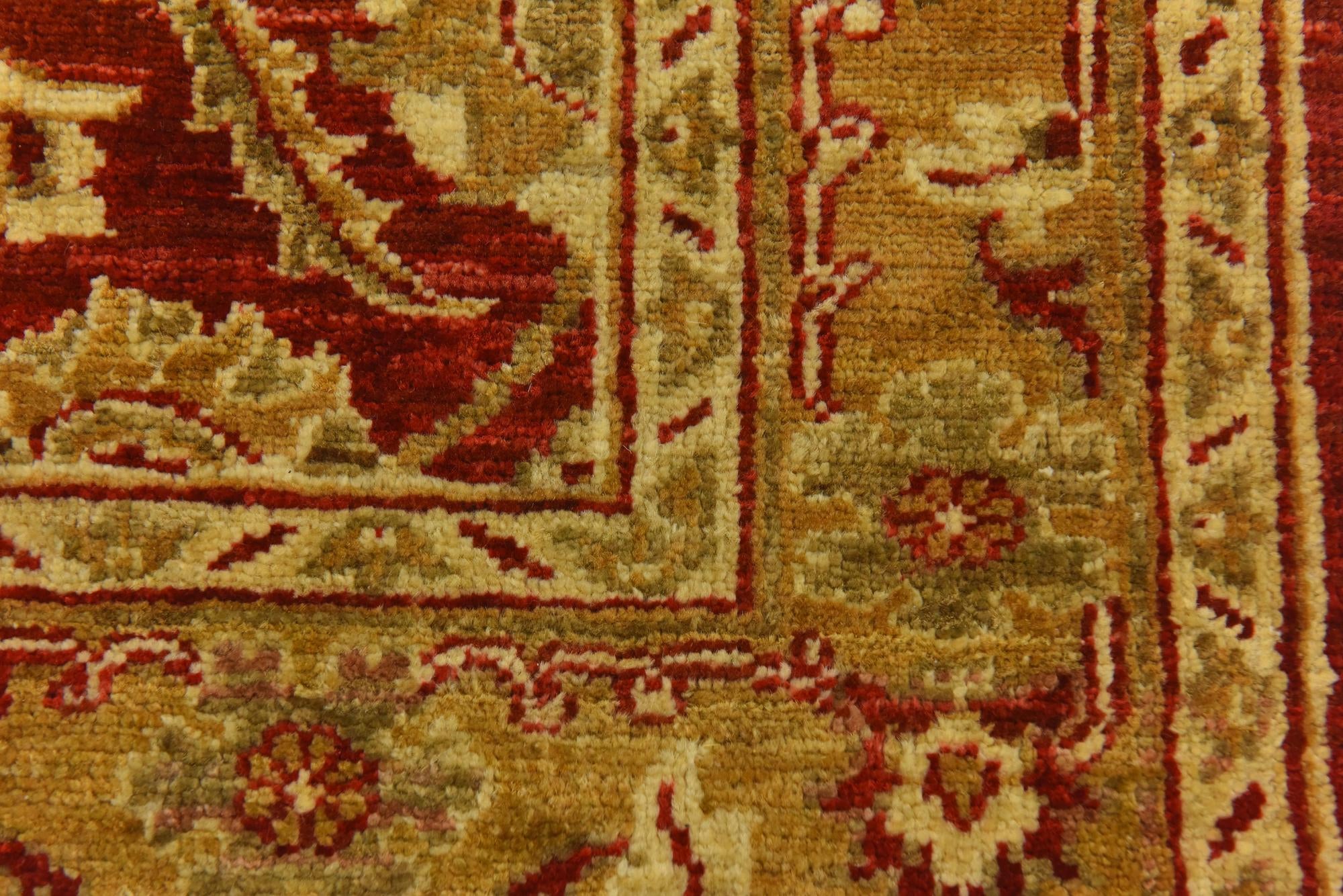 2' 8 x 9' 8 Hand Knotted Peshawar Ziegler Runner Rug