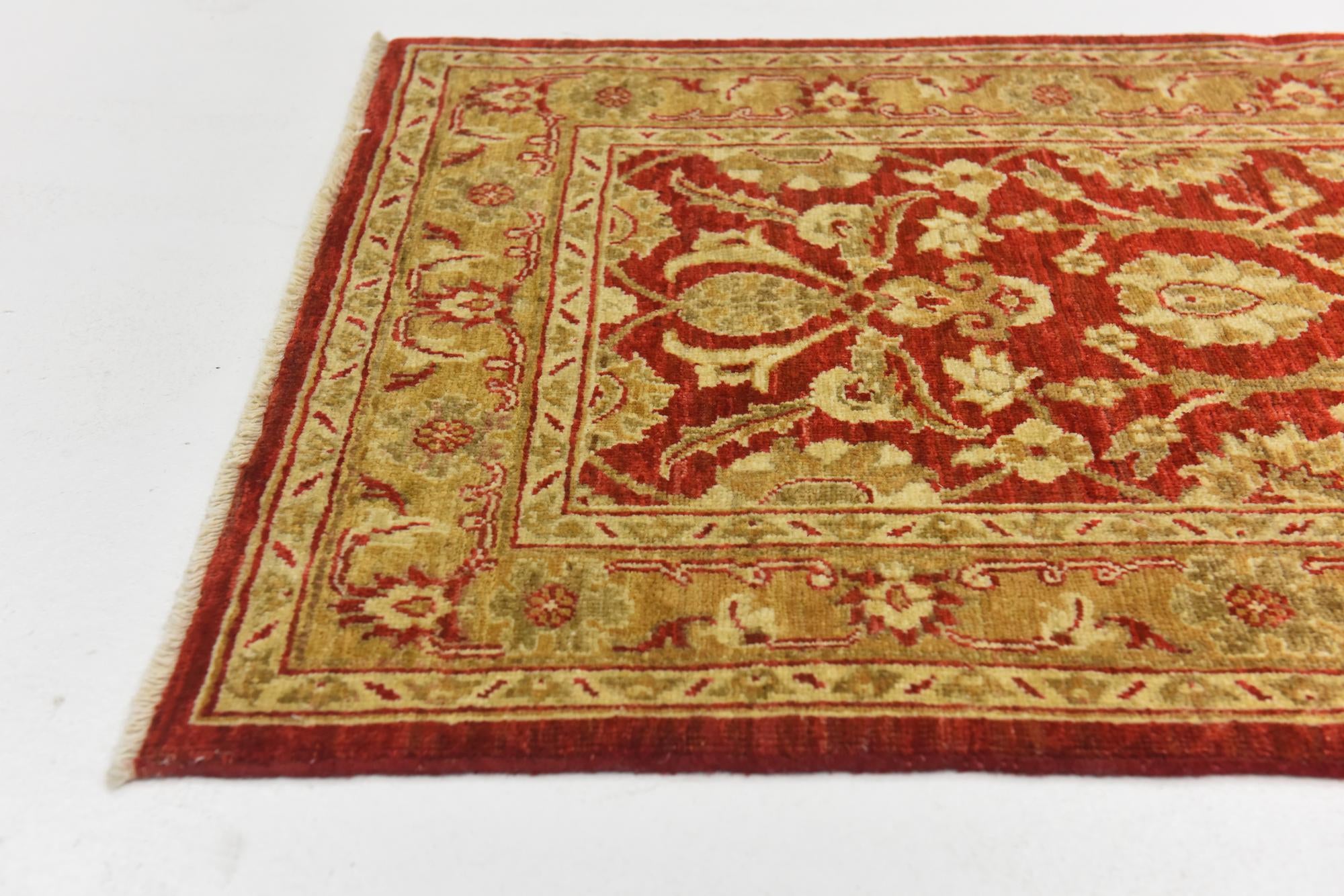 2' 8 x 9' 8 Hand Knotted Peshawar Ziegler Runner Rug