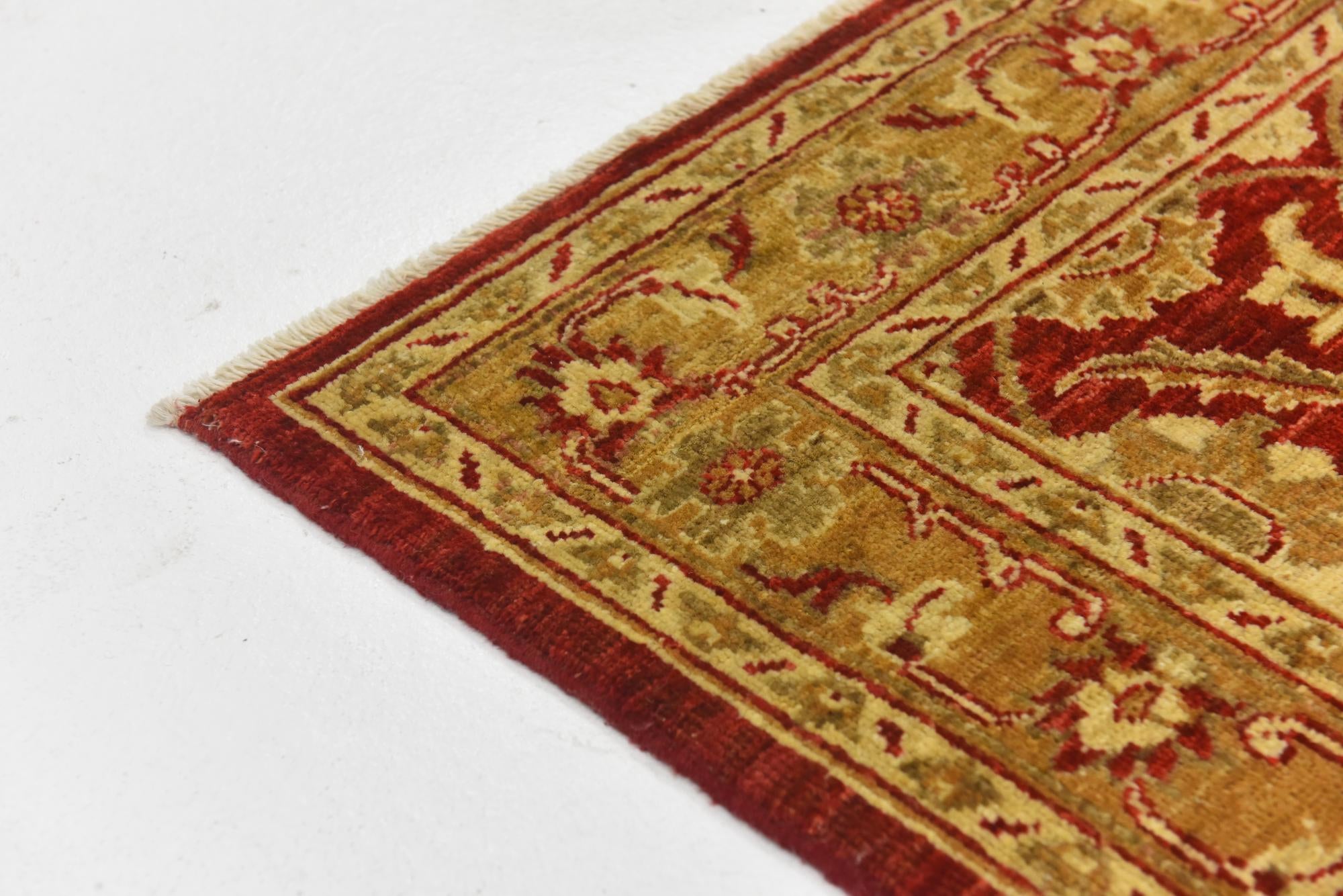 2' 8 x 9' 8 Hand Knotted Peshawar Ziegler Runner Rug