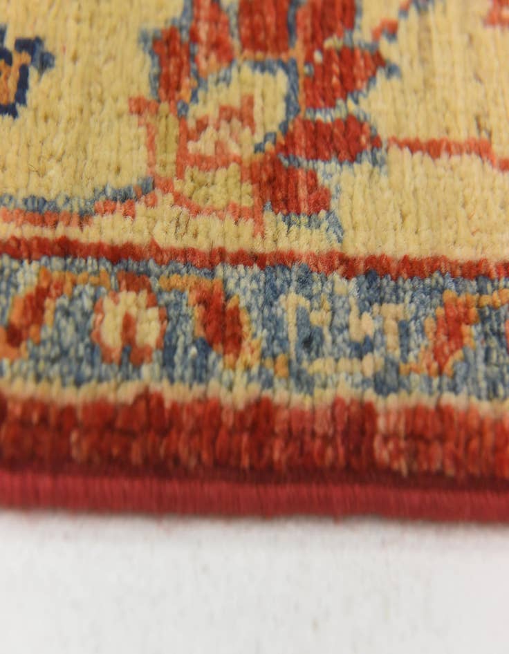 Detail image of 2' 5 x 6' 7 Hand Knotted Peshawar Ziegler Runner Rug