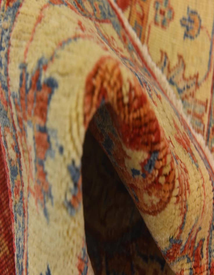 Detail image of 2' 5 x 6' 7 Hand Knotted Peshawar Ziegler Runner Rug