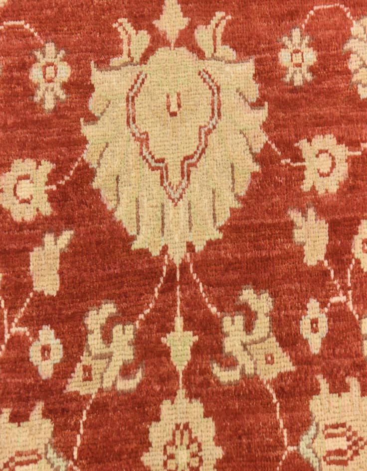 Detail image of 3' x 16' 7 Hand Knotted Peshawar Ziegler Runner Rug