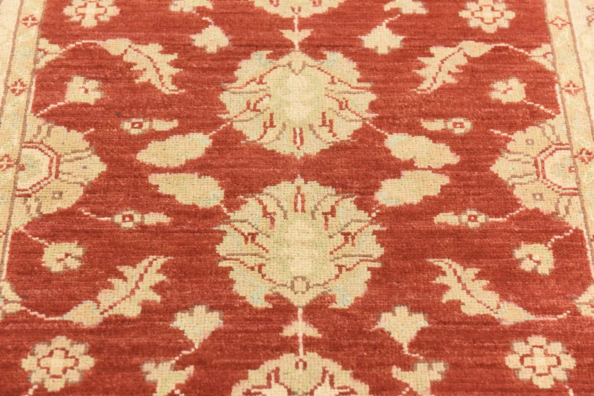 3' x 16' 7 Hand Knotted Peshawar Ziegler Runner Rug