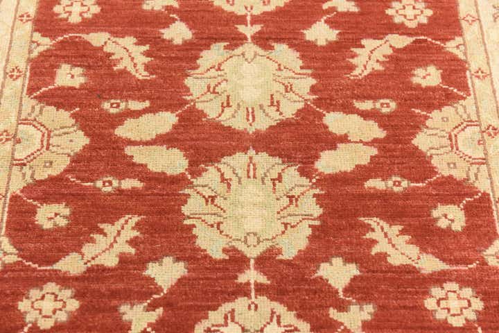 3' x 16' 7 Hand Knotted Peshawar Ziegler Runner Rug