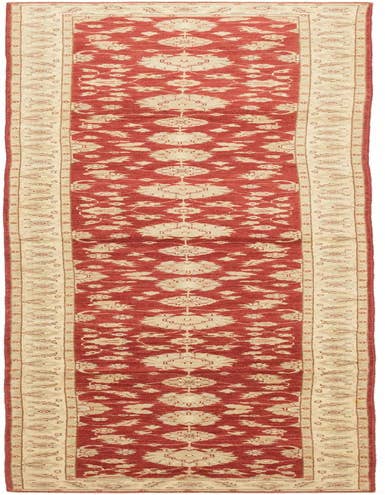 Detail image of 3' x 16' 7 Hand Knotted Peshawar Ziegler Runner Rug