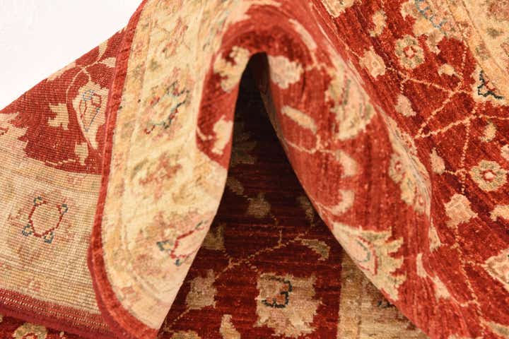 2' 9 x 9' 11 Hand Knotted Peshawar Ziegler Runner Rug