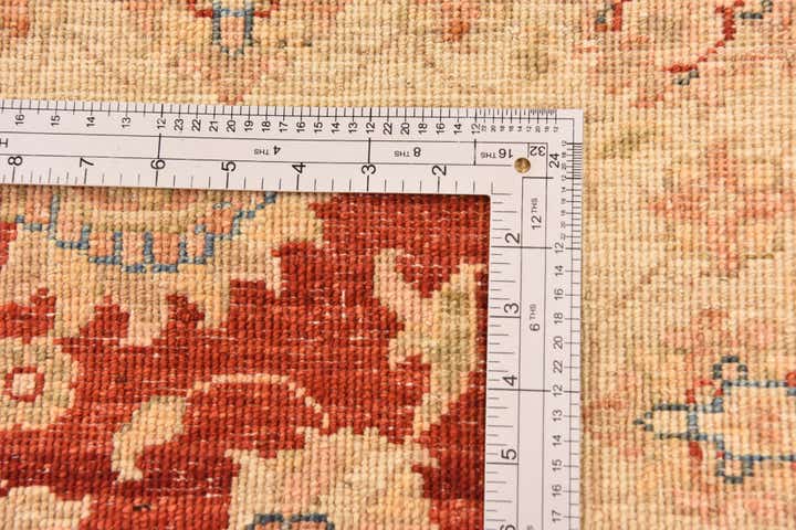 2' 9 x 9' 11 Hand Knotted Peshawar Ziegler Runner Rug