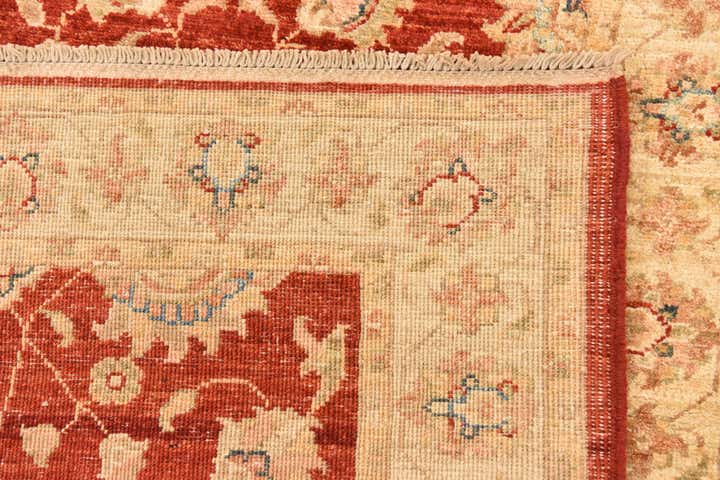 2' 9 x 9' 11 Hand Knotted Peshawar Ziegler Runner Rug