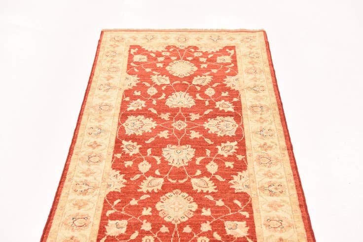 Detail image of 2' 9 x 9' 11 Hand Knotted Peshawar Ziegler Runner Rug