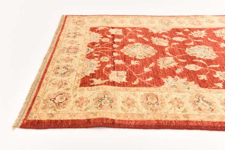 2' 9 x 9' 11 Hand Knotted Peshawar Ziegler Runner Rug