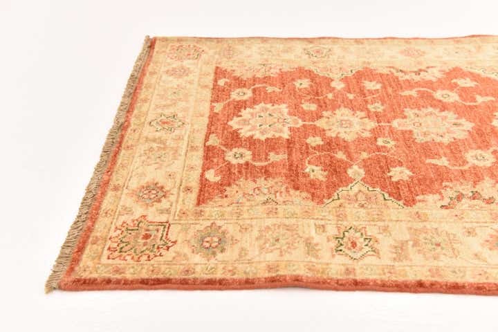 2' 9 x 9' 9 Hand Knotted Peshawar Ziegler Runner Rug