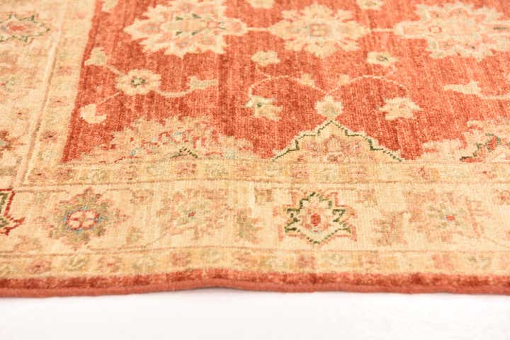 2' 9 x 9' 9 Hand Knotted Peshawar Ziegler Runner Rug