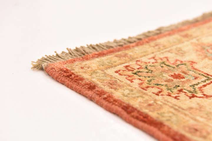 2' 9 x 9' 9 Hand Knotted Peshawar Ziegler Runner Rug