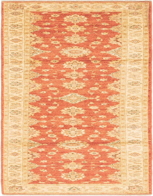 Detail image of 2' 9 x 9' 9 Hand Knotted Peshawar Ziegler Runner Rug