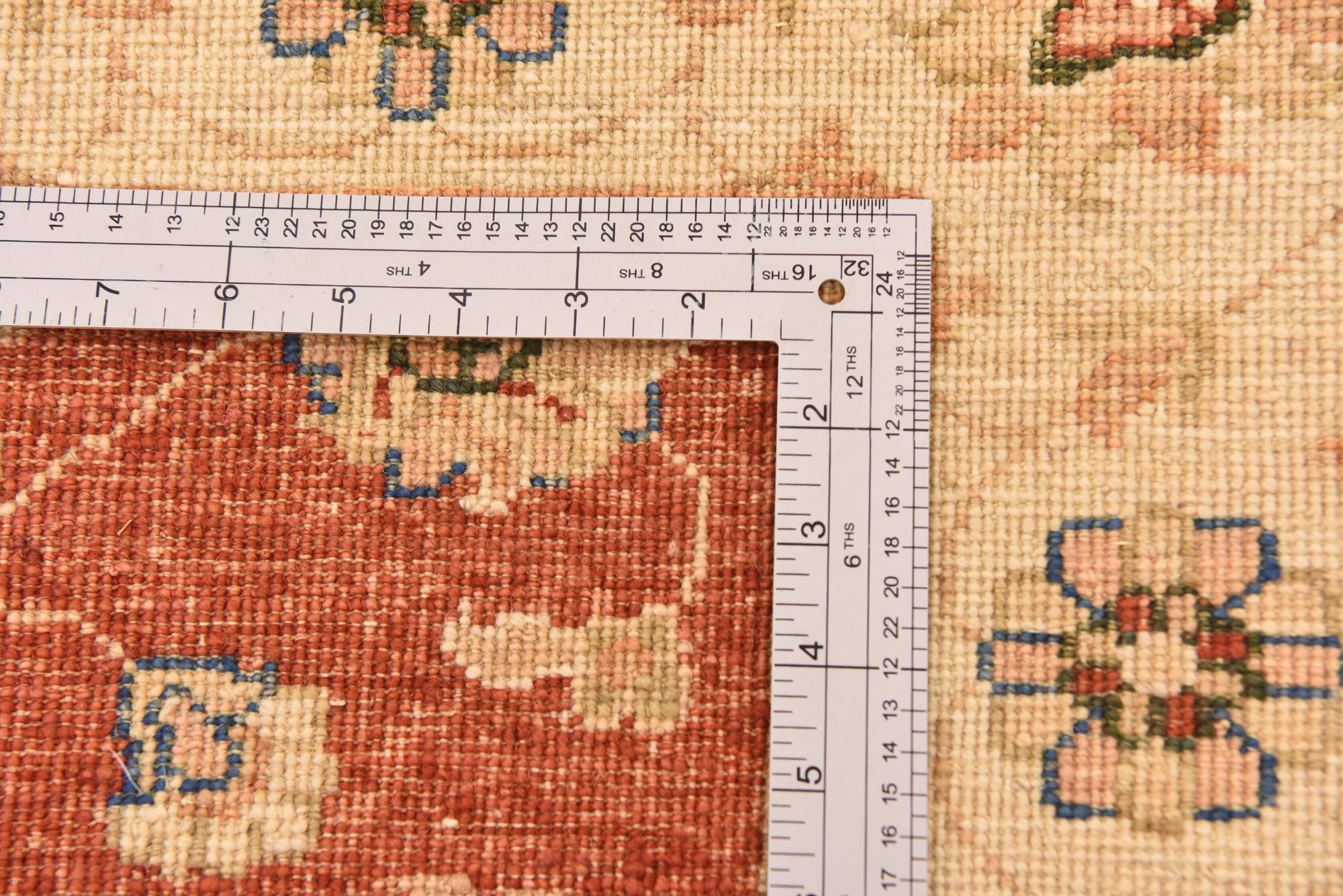 2' 9 x 9' 6 Hand Knotted Peshawar Ziegler Runner Rug