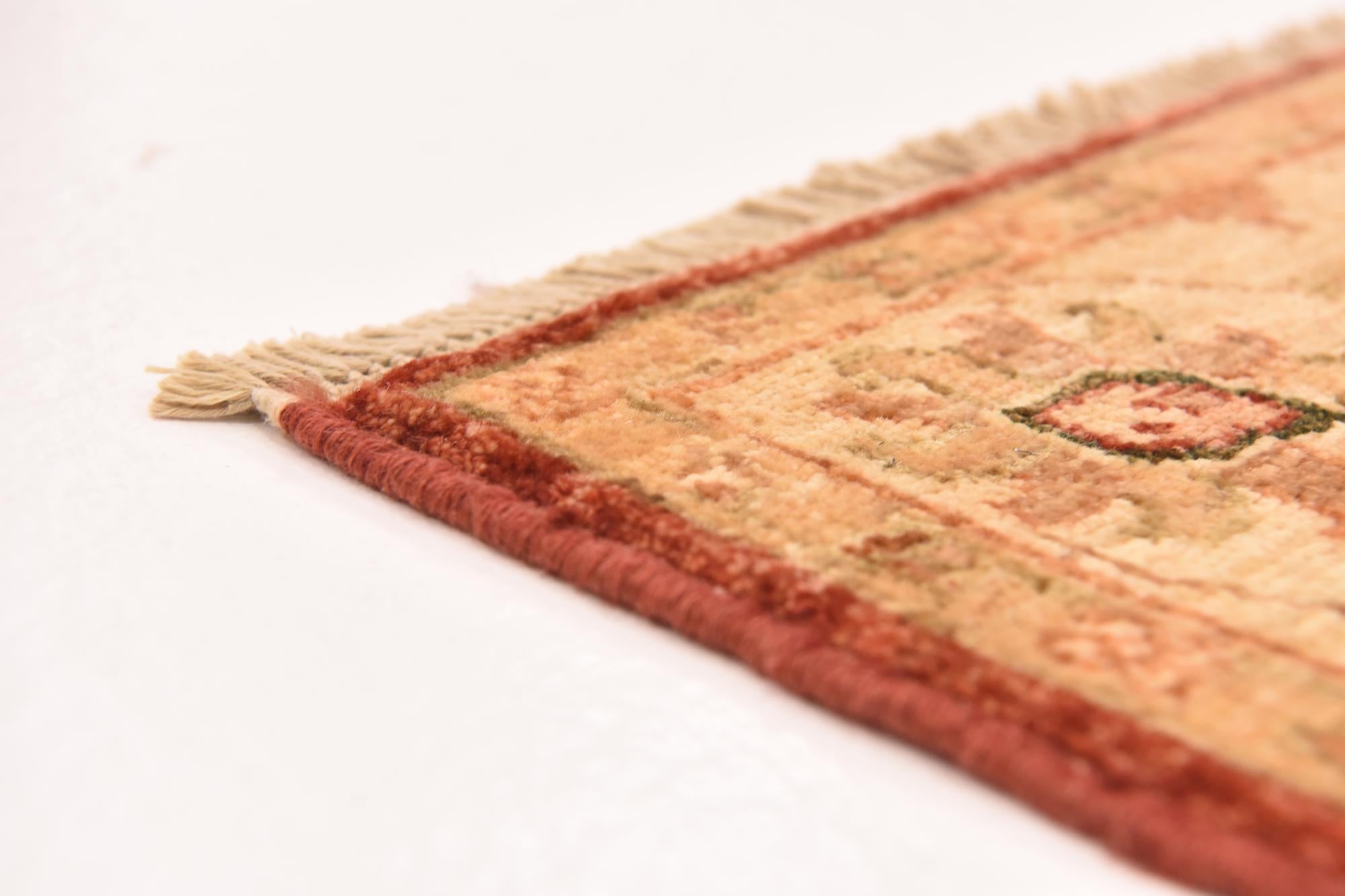 2' 9 x 9' 6 Hand Knotted Peshawar Ziegler Runner Rug