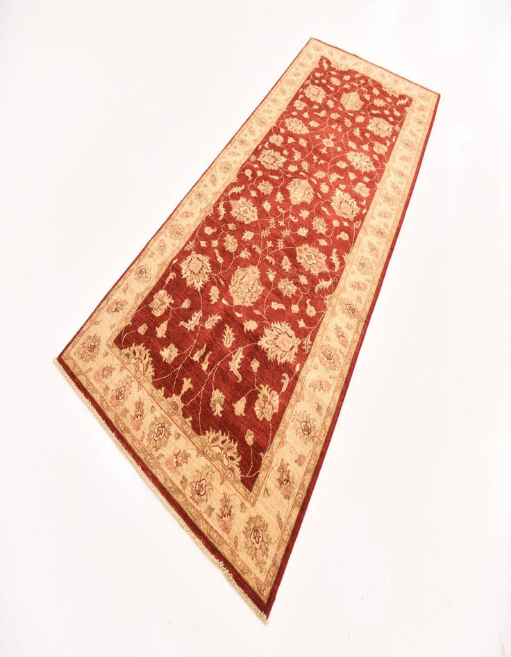 Detail image of 4' 1 x 9' 5 Hand Knotted Peshawar Ziegler Runner Rug