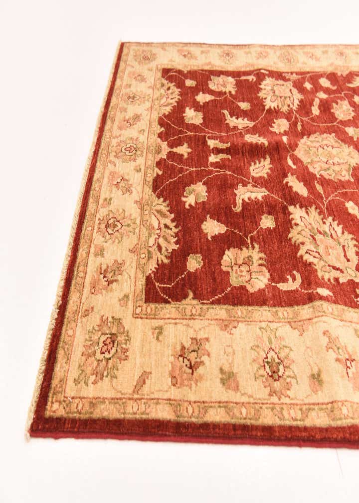 4' 1 x 9' 5 Hand Knotted Peshawar Ziegler Runner Rug