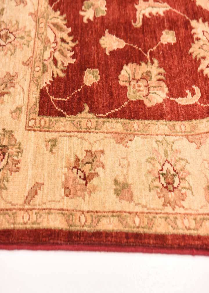 4' 1 x 9' 5 Hand Knotted Peshawar Ziegler Runner Rug