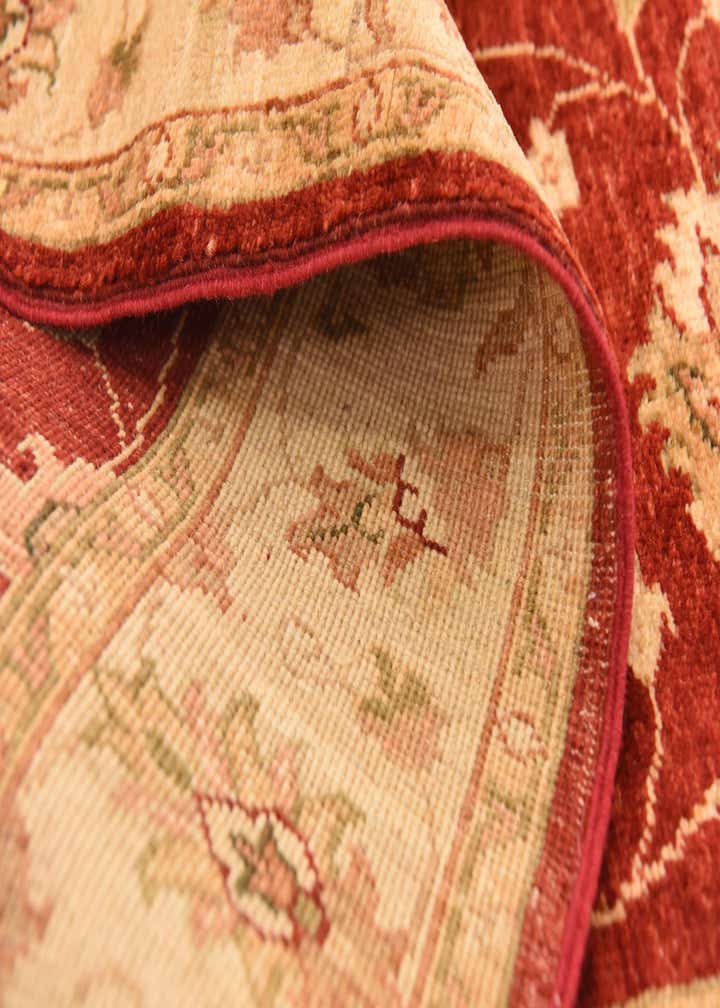 4' 1 x 9' 5 Hand Knotted Peshawar Ziegler Runner Rug
