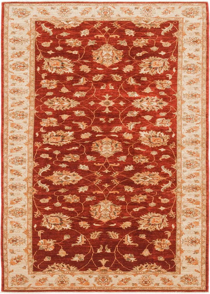 4' 1 x 9' 5 Hand Knotted Peshawar Ziegler Runner Rug