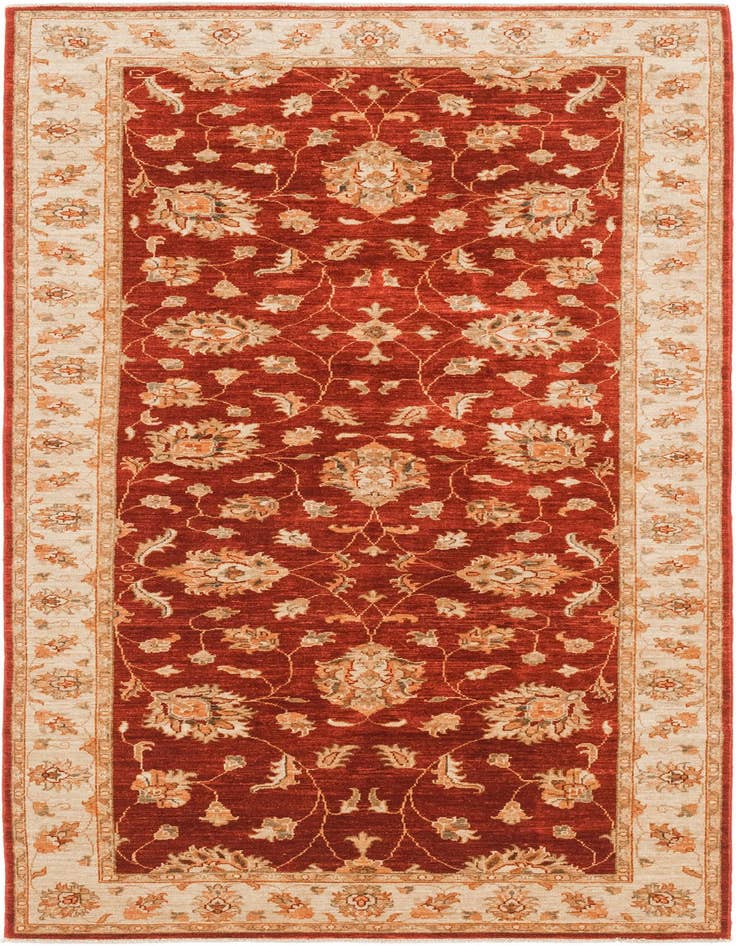 Detail image of 4' 1 x 9' 5 Hand Knotted Peshawar Ziegler Runner Rug