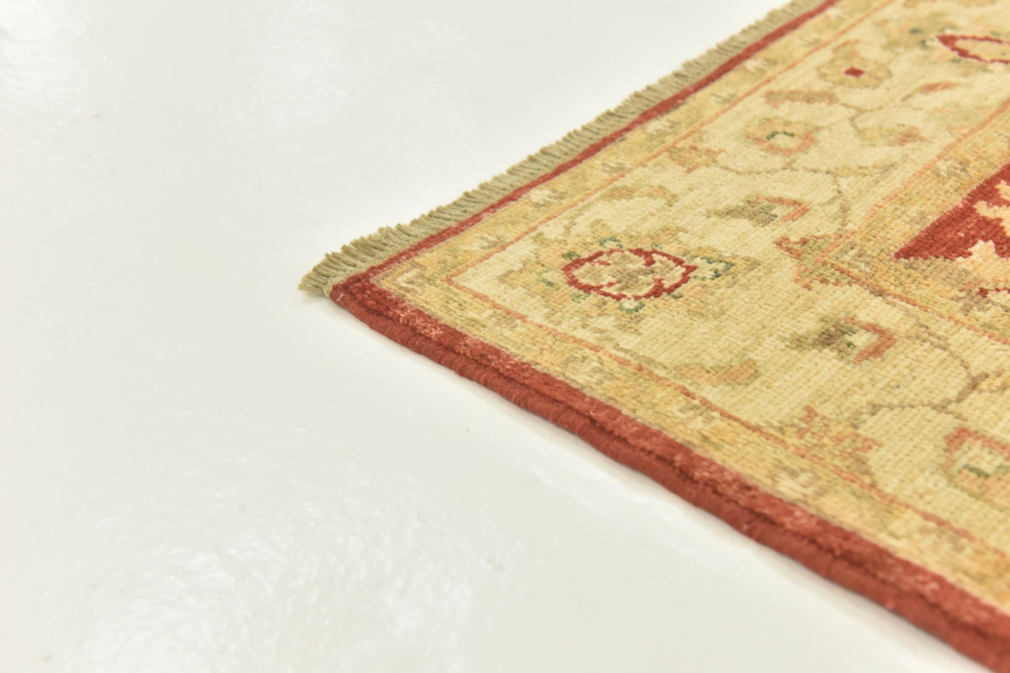 2' 8 x 9' 8 Hand Knotted Peshawar Ziegler Runner Rug