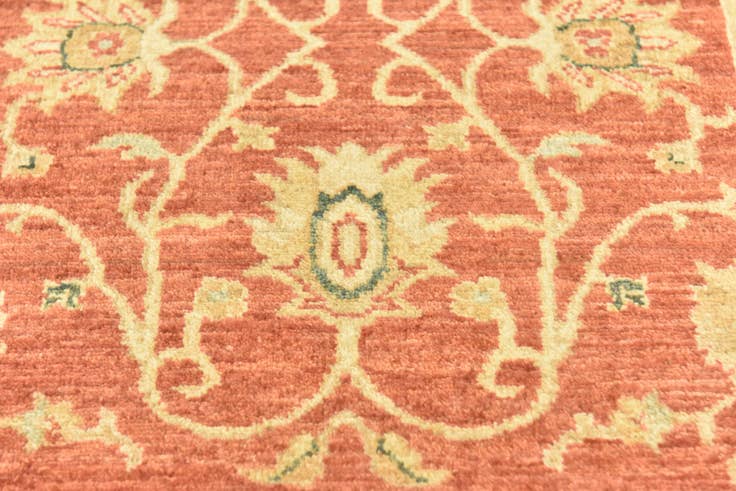 Detail image of 2' 9 x 9' 3 Hand Knotted Peshawar Ziegler Runner Rug