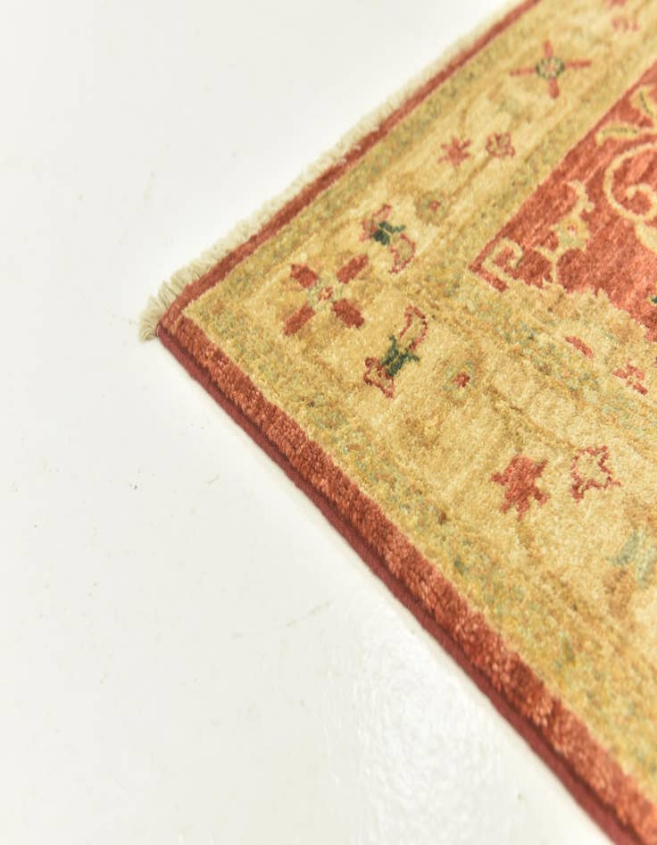 Detail image of 2' 9 x 9' 3  Hand Knotted Peshawar Ziegler Runner Rug