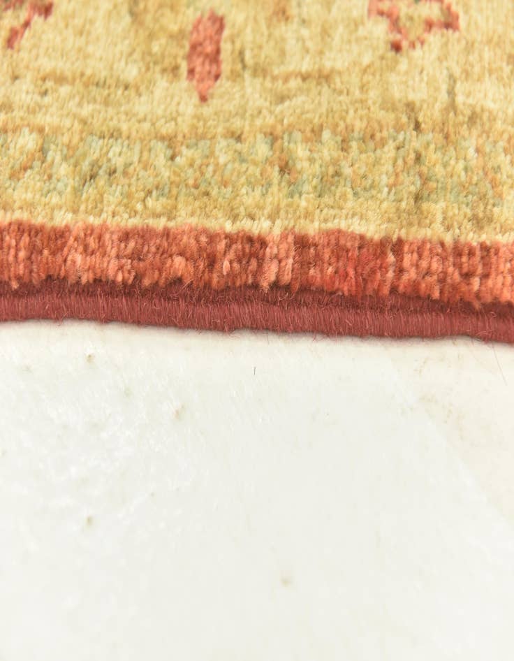 Detail image of 2' 9 x 9' 3  Hand Knotted Peshawar Ziegler Runner Rug