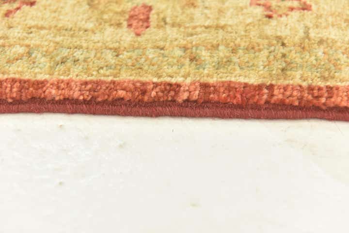 2' 9 x 9' 3 Hand Knotted Peshawar Ziegler Runner Rug