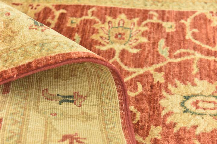 2' 9 x 9' 3 Hand Knotted Peshawar Ziegler Runner Rug