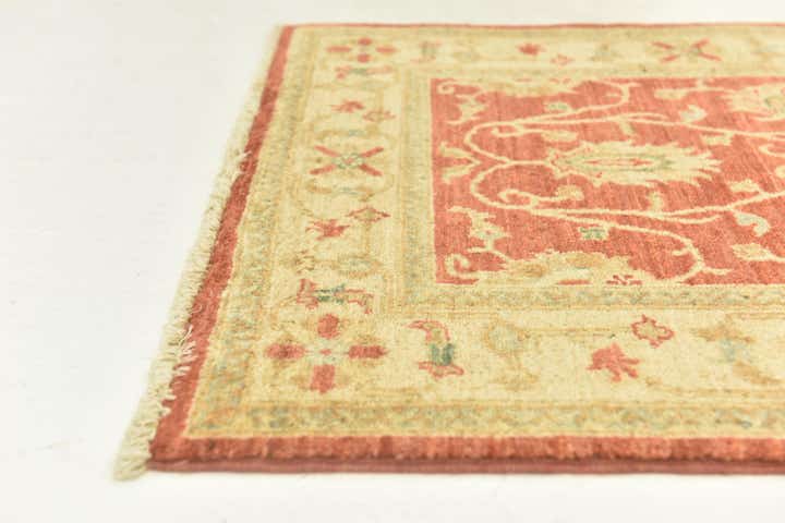 2' 8 x 9' 5 Hand Knotted Peshawar Ziegler Runner Rug