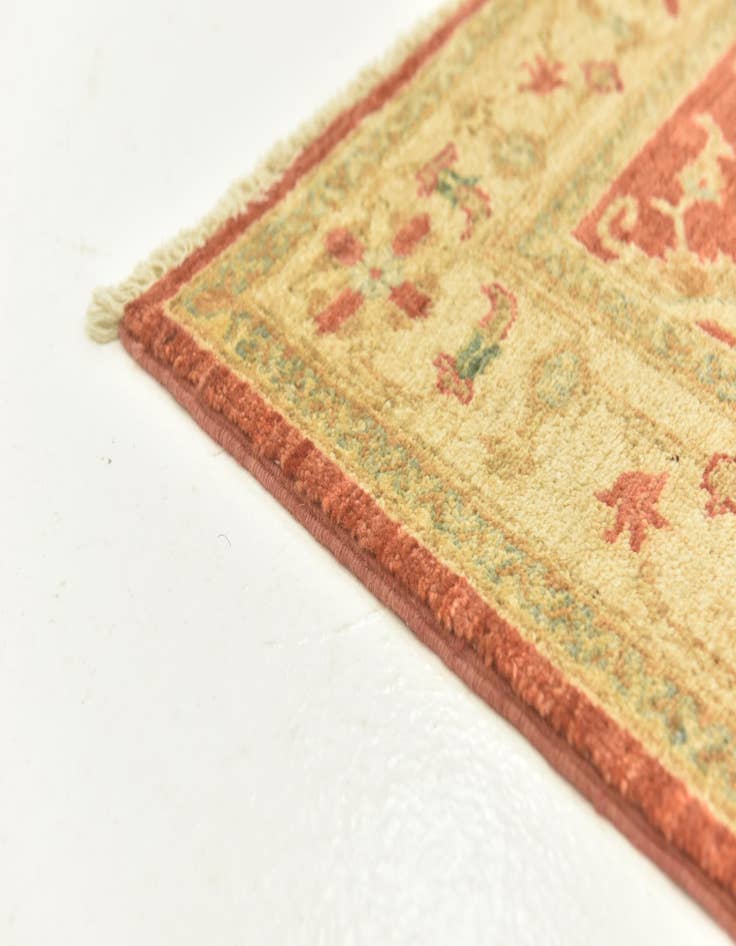 Detail image of 2' 8 x 9' 5  Hand Knotted Peshawar Ziegler Runner Rug