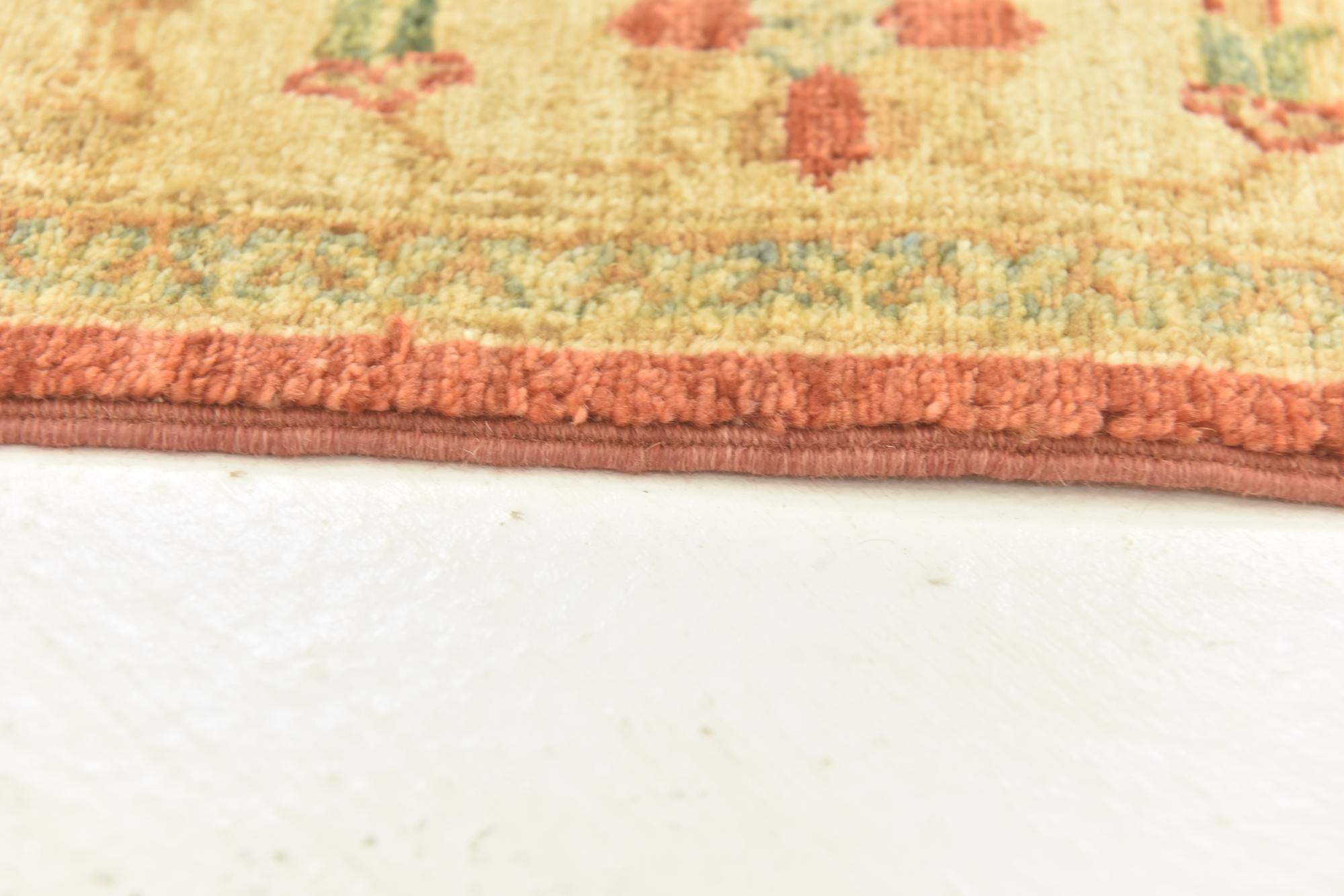 2' 8 x 9' 5 Hand Knotted Peshawar Ziegler Runner Rug