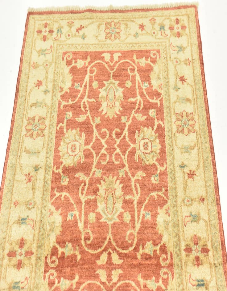 Detail image of 2' 9 x 9' 8 Hand Knotted Peshawar Ziegler Runner Rug
