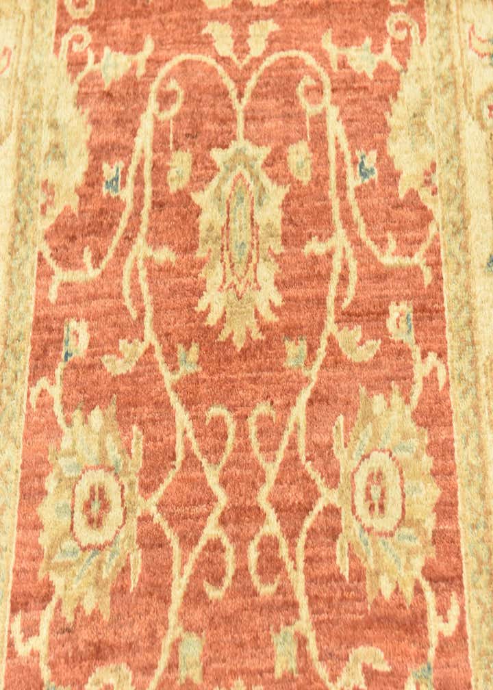 2' 9 x 9' 8 Hand Knotted Peshawar Ziegler Runner Rug
