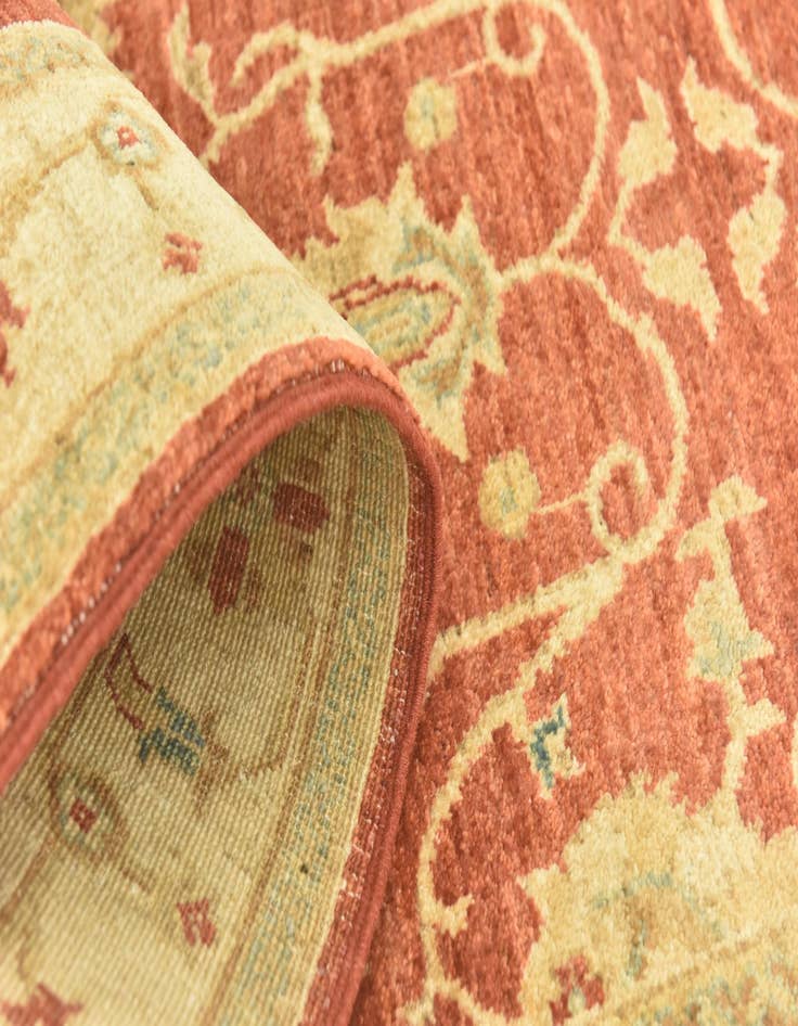 Detail image of 2' 9 x 9' 8  Hand Knotted Peshawar Ziegler Runner Rug