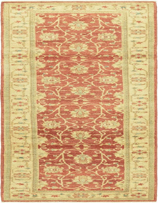 Detail image of 2' 9 x 9' 8 Hand Knotted Peshawar Ziegler Runner Rug