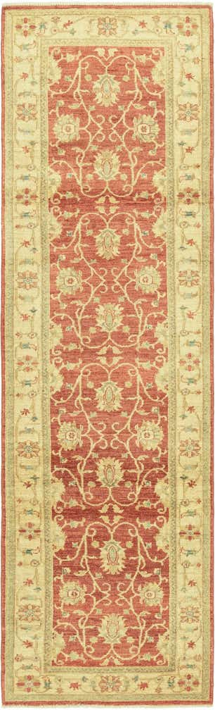 2' 9 x 9' 8 Hand Knotted Peshawar Ziegler Runner Rug