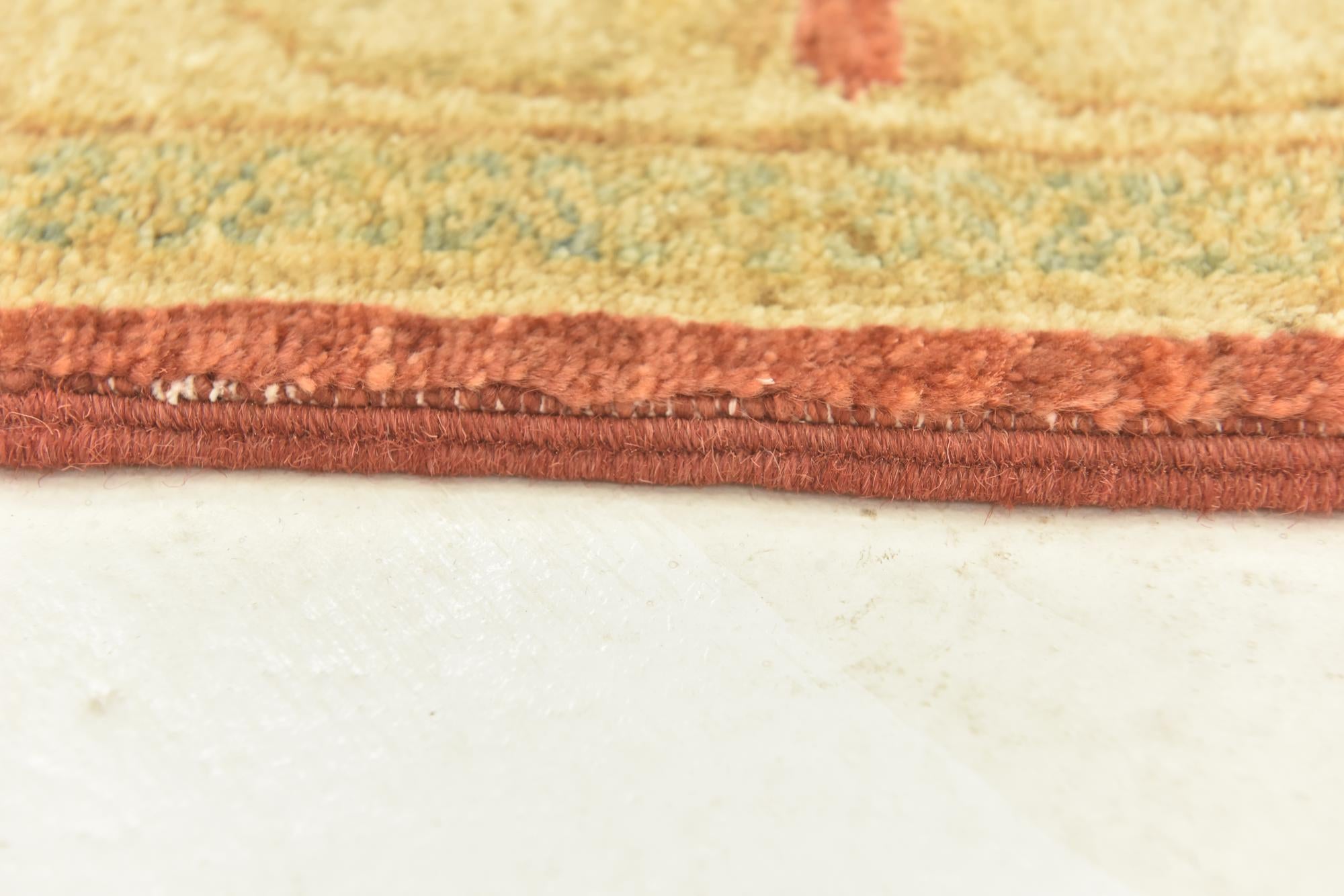 2' 9 x 9' 9 Hand Knotted Peshawar Ziegler Runner Rug